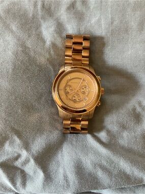Michael Kors Gold Chronograph Watch